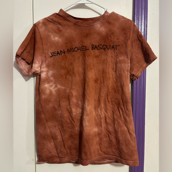 Basquiat tie-dye shirt/ small but loose fitting - Picture 1 of 3